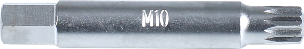 Inserto, gambo tondo spline M 10 x 75