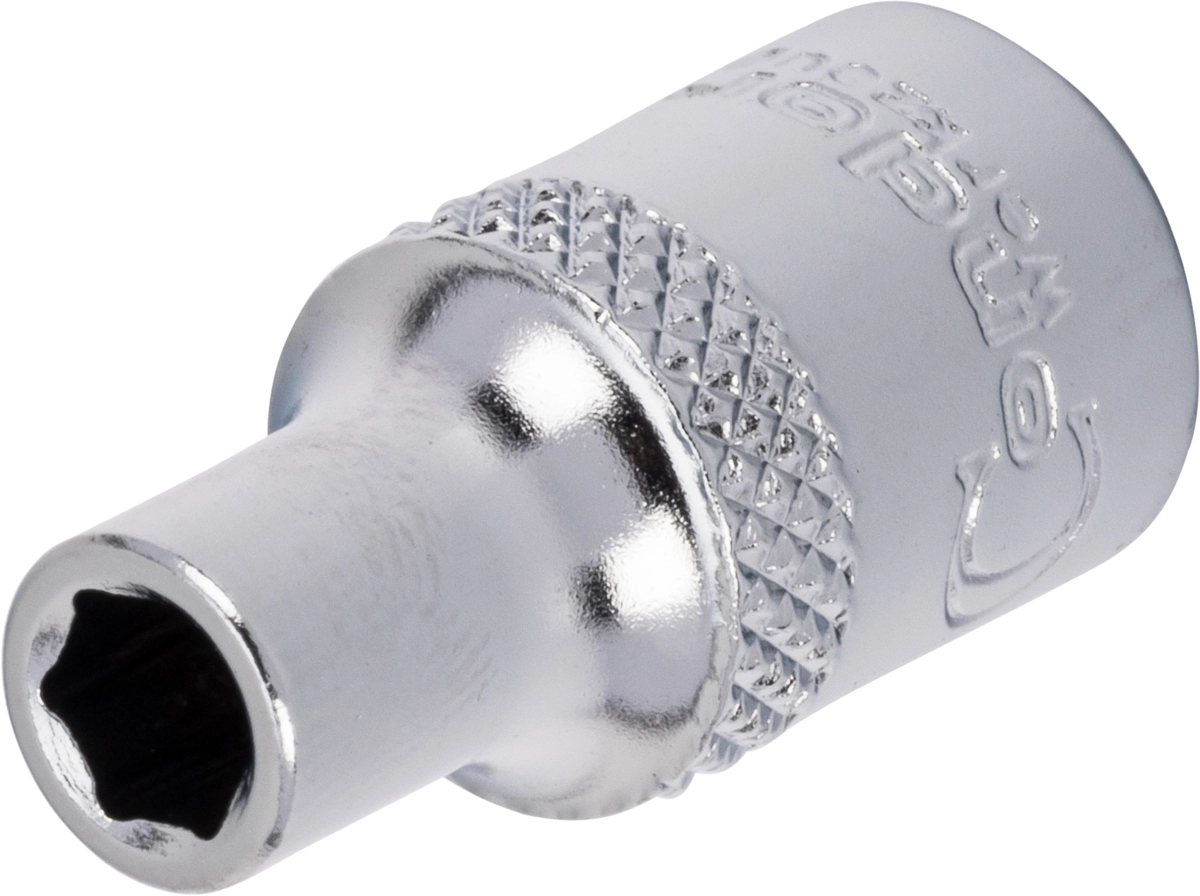 Stecknuss, 1/4", 6-kant 4.5 mm