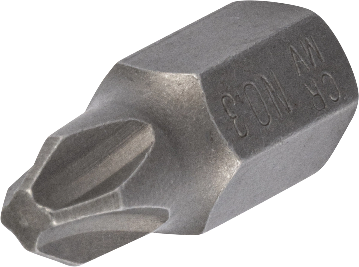 Bit, 10mm 6-kant, Kreuz PH3x30 mm