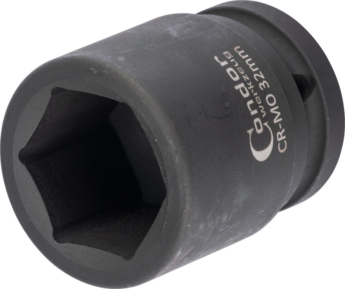 Kraft-Stecknuss, 3/4", 6-kant 27 mm