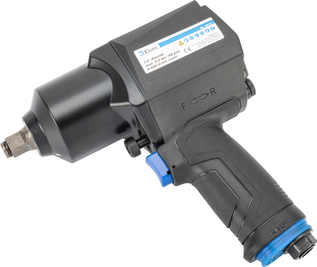 Druckluft-Schlagschrauber, 1/2″, max. 1950 Nm