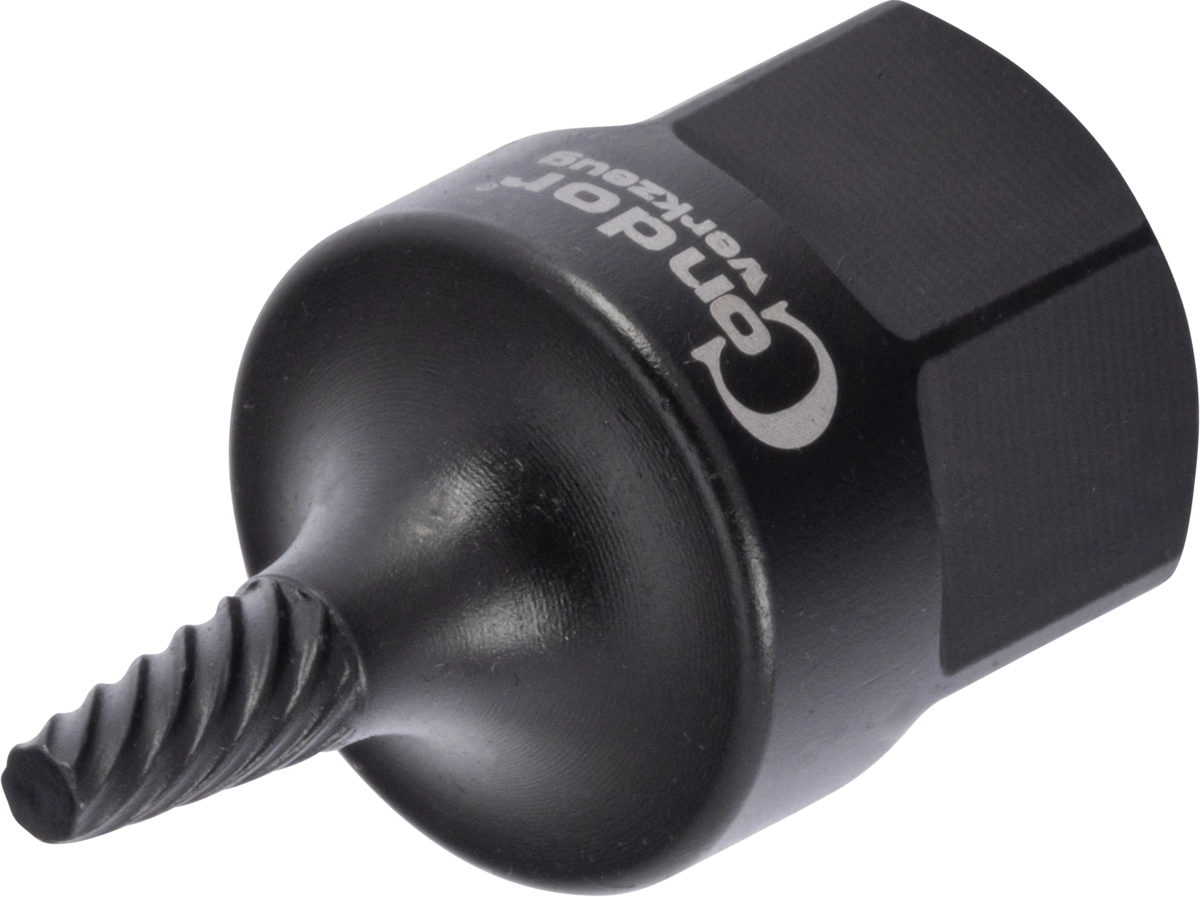 Ausdreh-Stecknuss, 3/8", Spiral-Profil ø 3 mm