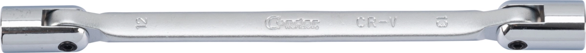 Double Flexible Socket Wrench, 12x13 mm