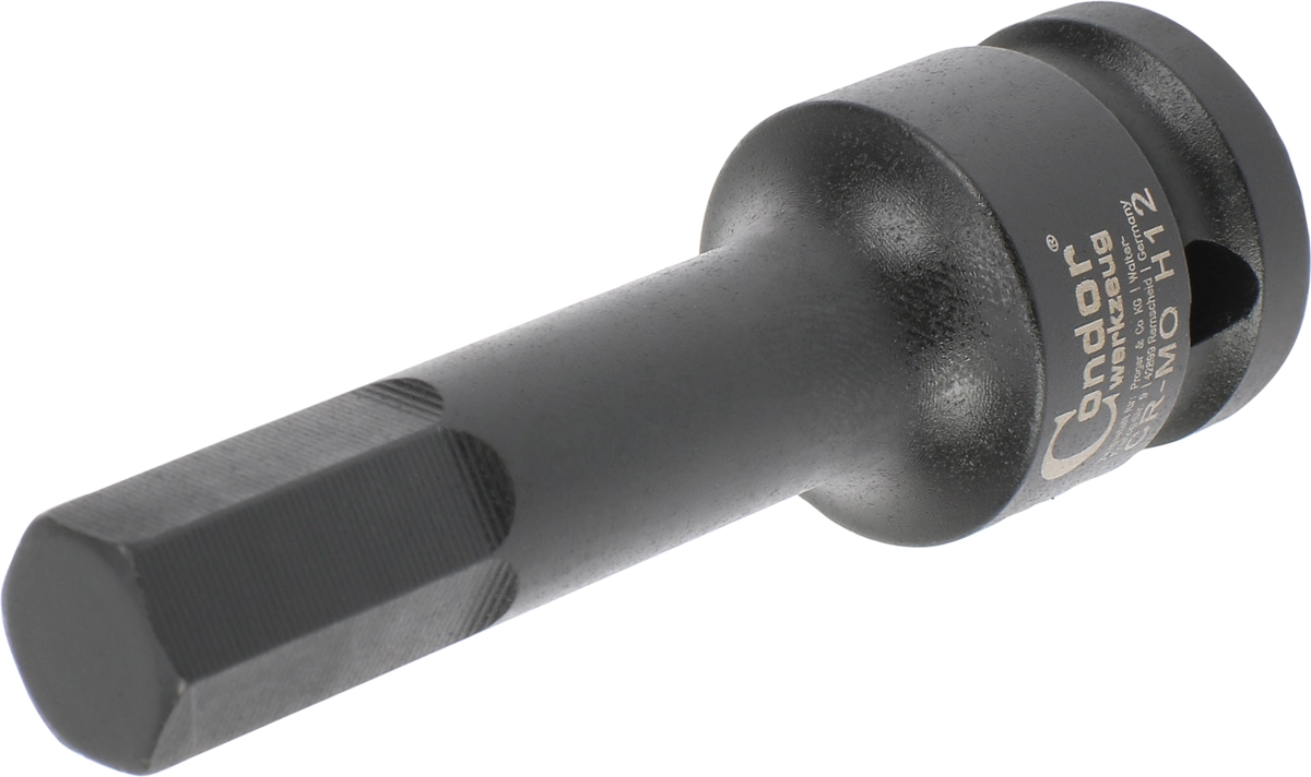 Krafthylsa Bit, 1/2", Insex 12x78 mm