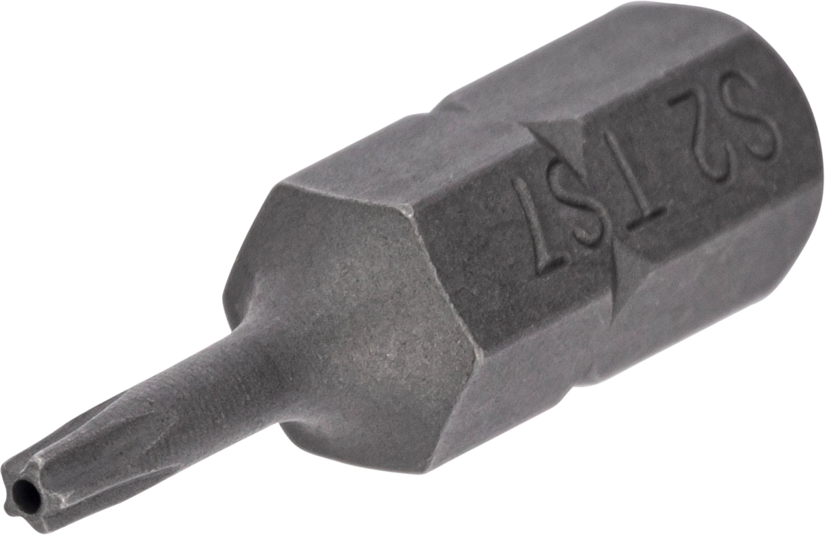Inserti da 1/4" Torx con foro T 7 x 25 mm 