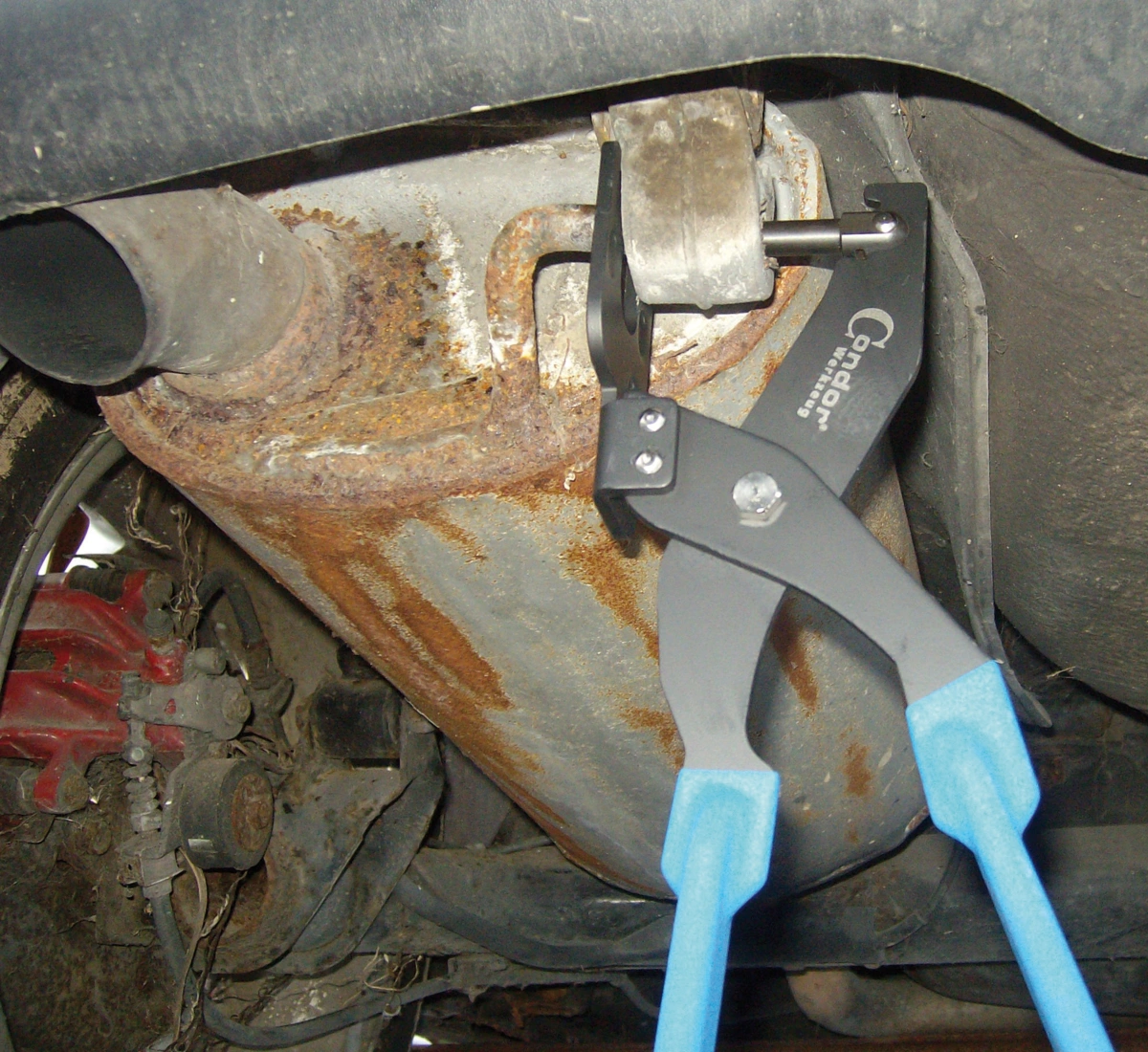 Exhaust Hanger Removal Plier, extra long 360 mm