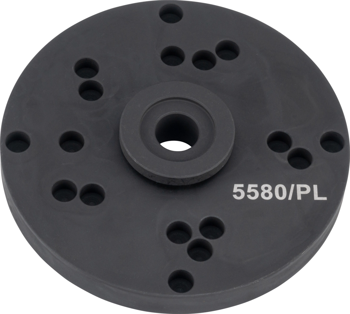 Piastra di spinta, montaggio/smontaggio, nero, per ø 62-85 mm