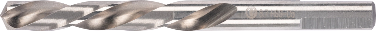 Spiralbohrer, linksschneidend, HSS-E Cobalt 5%, 8.7 mm