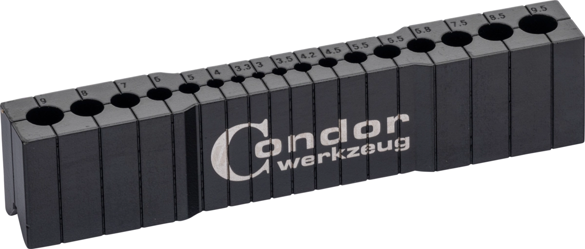 Universal Bohrschablone, für ø 3.0-9.5 mm