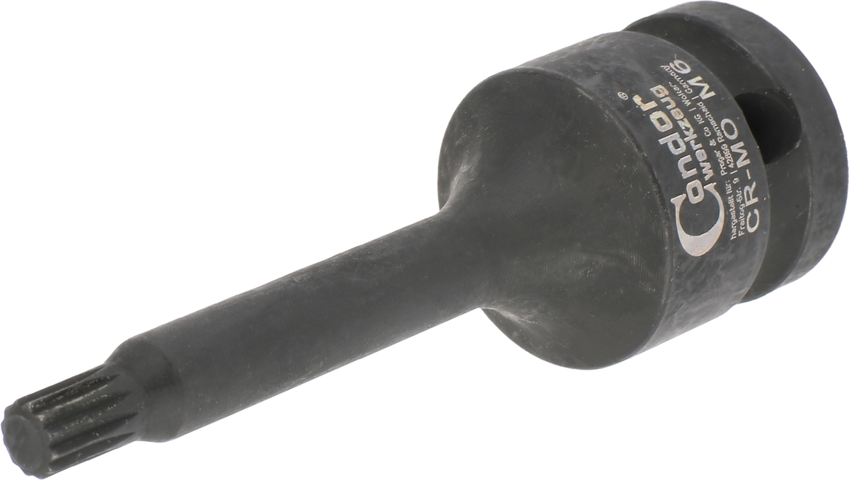 Bussole impact 1/2" con inserto spline M6x78 mm