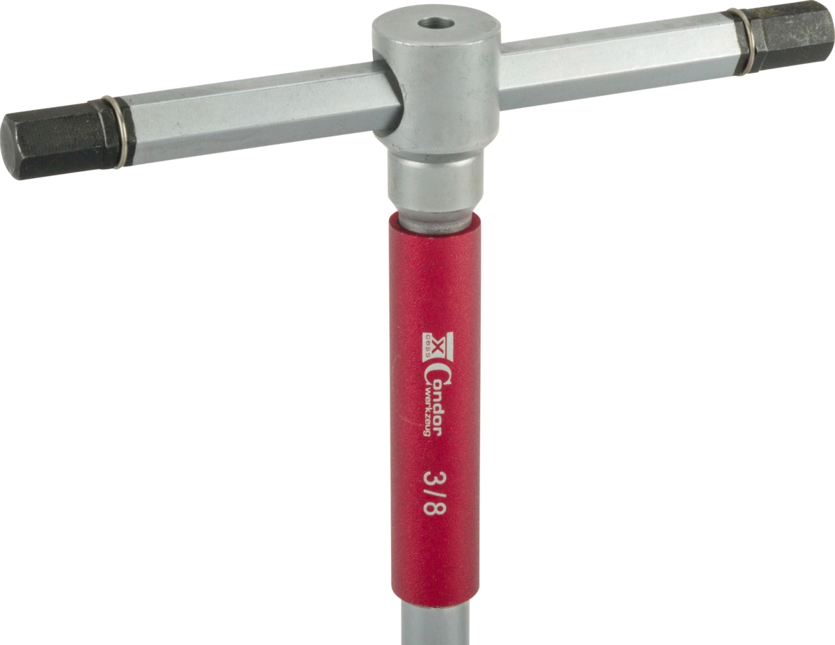 3-Wege T-Griff Schraubendreher-Satz, 8-tlg., Innensechskant 5/64-3/8"