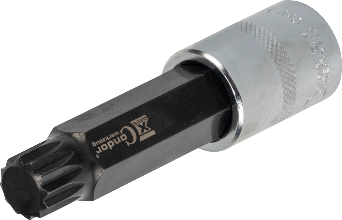 Socket Bit, xcess performance, 1/2", spline M16x100 mm