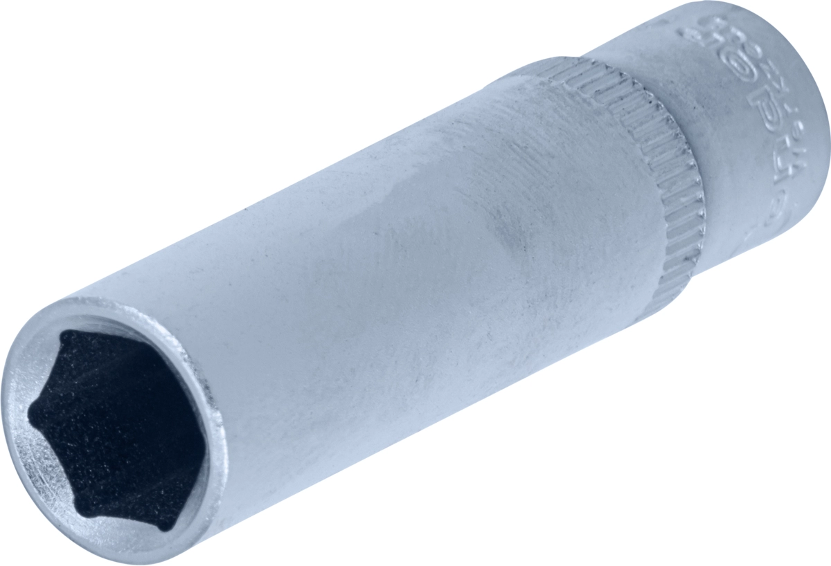 Stecknuss, 1/4", 6-kant 9 mm, tief