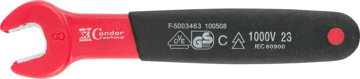 Single Open End Spanner, VDE, 8 mm