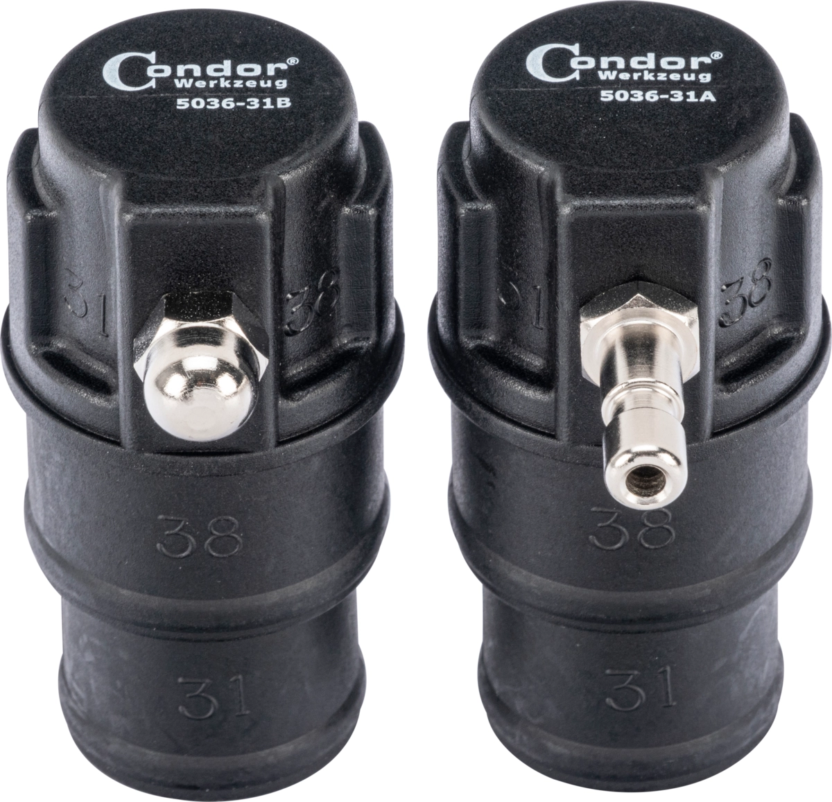 Plug Adaptor Set, 2 pcs., ø 31 + 38 mm