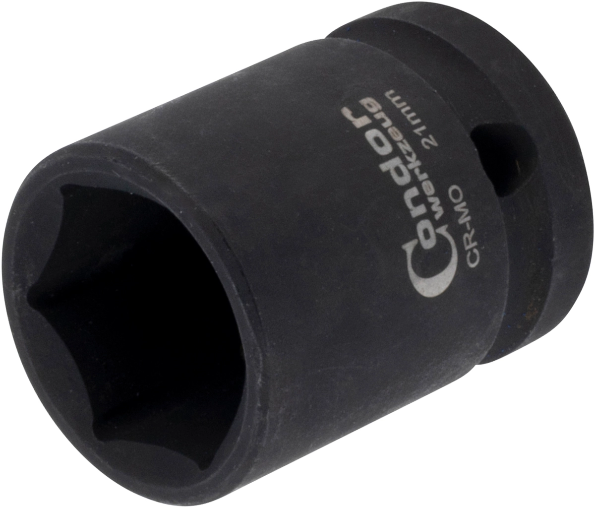 Kraft-Stecknuss, 1/2", 6-kant 21 mm
