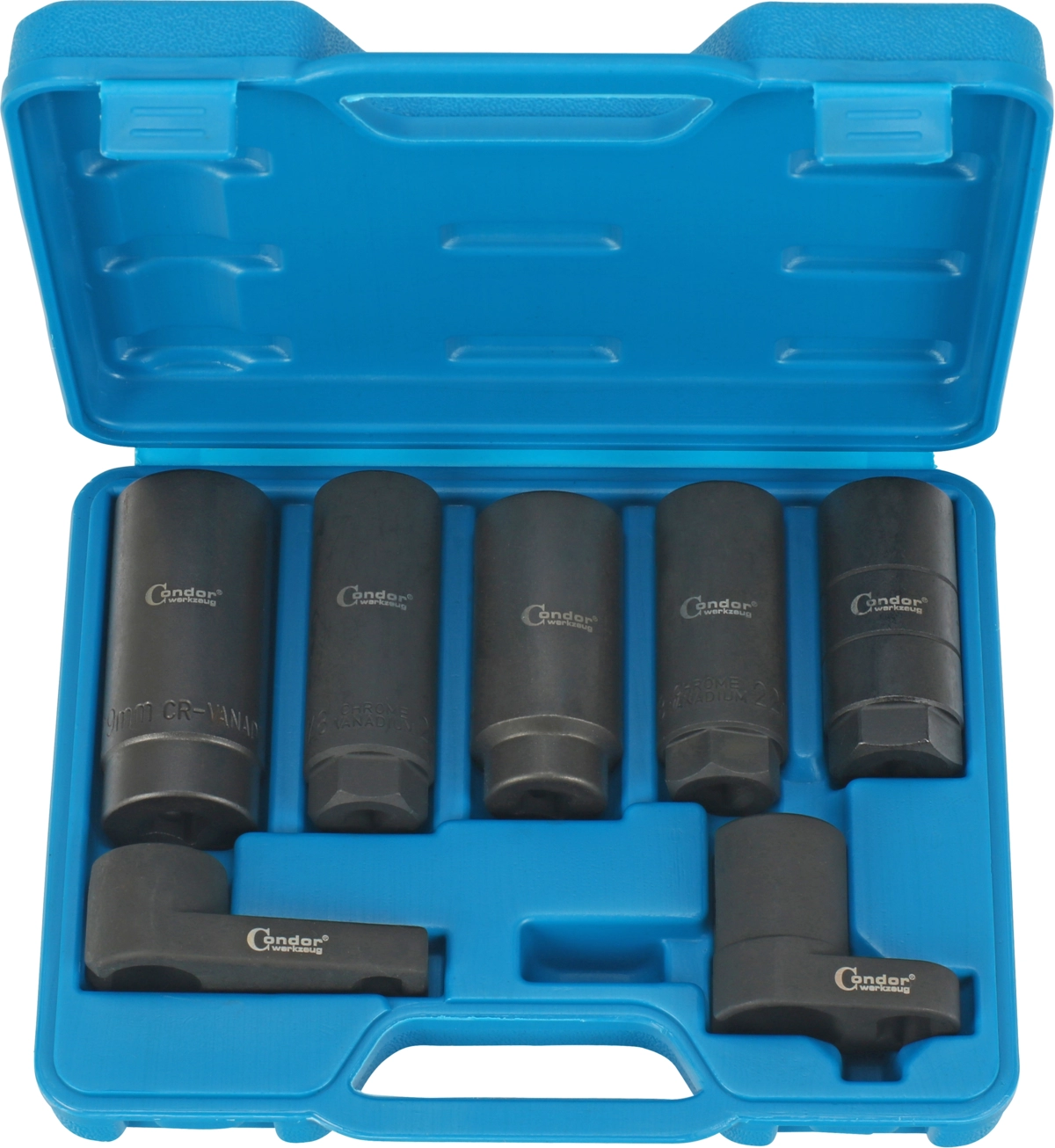 Lambda Sensor Socket Set, 7 pcs., 3/8+1/2"