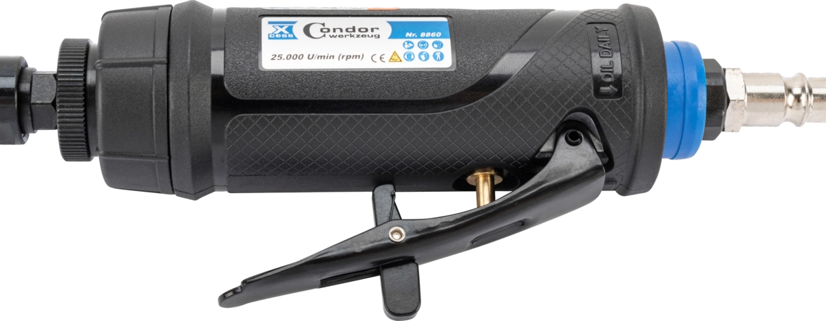 Pneumatisk slipmaskin, spindellåsning, 0,35 hk