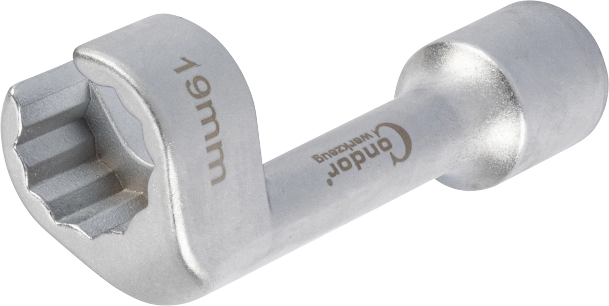 Bromsluftning Hylsa, 1/2", 12-kant öppen 19 mm
