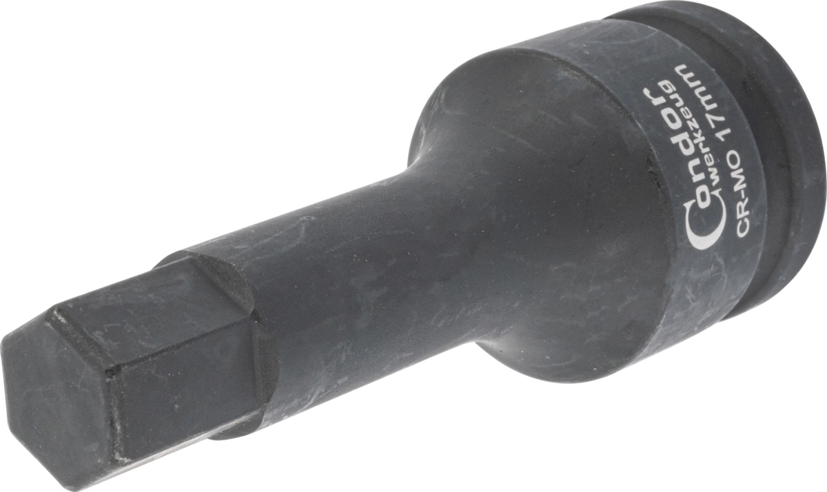 Impact Socket Bit, 3/4", hexagon 17x105 mm