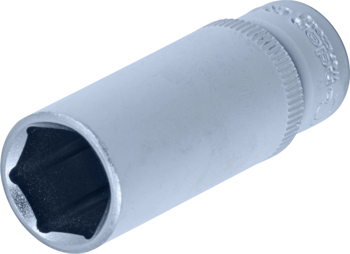 Socket, 1/4", hexagon 13 mm, deep