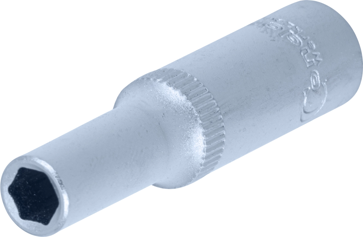 Socket, 1/4 ", esagono 5,5 mm, profondità