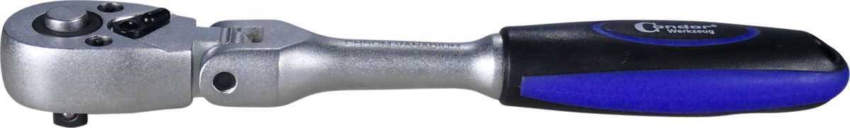 Reversibelt Spärrhandtag, 1/4", 180° roterbart