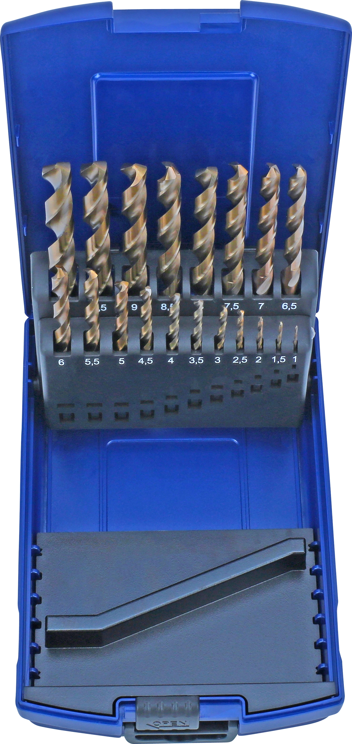 Serie 19 punte HSS al cobalto mm 1-10