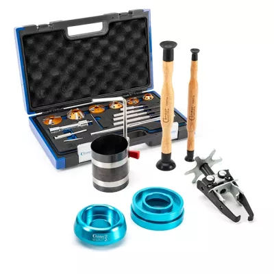 Motorblock, Kolben und Ventile